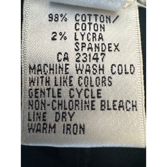 2/$30 Talbots Womens Size 8 Green Pants Cotton & Lycra Blend - Picture 9 of 13